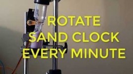 Rotate Sand CLOCK Every Minute Using Servo Motor