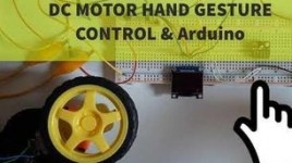 DC MOTOR Hand Gesture Control Speed & Direction Using Arduino