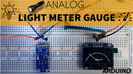 Light Meter Gauge Using Arduino