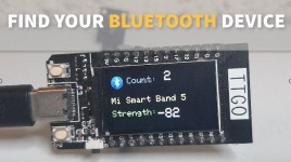 Finding a Lost Bluetooth Device With LilyGO TTGO T-display ESP32