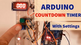 Arduino Countdown Timer With Settings