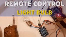 Arduino Turn 12V Bulb Light With 433MHz RF Remote Control and Relay