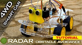 Arduino Obstacle Avoiding Robot Car With Radar