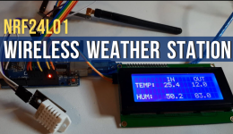 Arduino Wireless Weather Station Using NRF24L01, DHT11-DHT22 Sensor and LCD