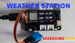 Seeeduino XIAO Weather Station Using Expansion Board