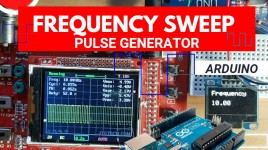 Arduino Pulse Generator Frequency Sweep