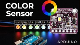 Arduino Color Recognition Using TCS34725 Color Sensor and Neopixels