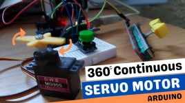 How to Control a 360 Continuous Servo Motor Using Arduino