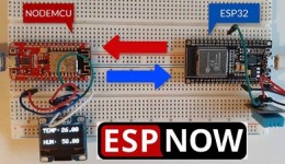 ESPNOW – Peer to Peer ESP32 & ESP8266 Simple Wireless Communication Between Boards