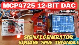 How to Use MCP4725 12 Bit Digital to Analog Converter Using Arduino